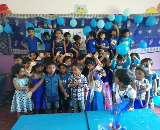 Blue Day of KG Kids 2019